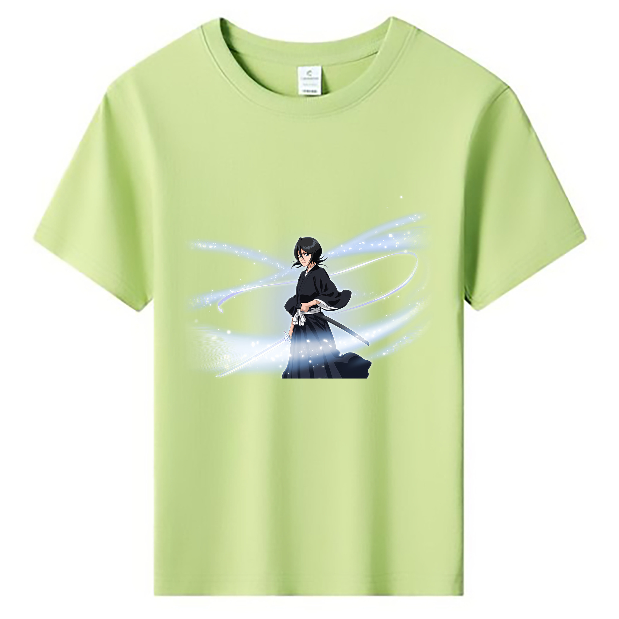 （画像用） ブリーチ 朽木ルキア BLEACH Kuchiki Rukia 綿100％キッズTシャツ（フロントプリント）